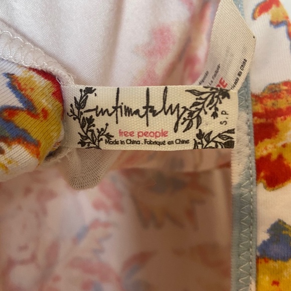 New free people floral turtle neck onesie small - Picture 5 of 5